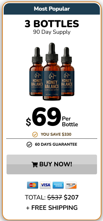 Buy HoneyBalance 3 Bottle