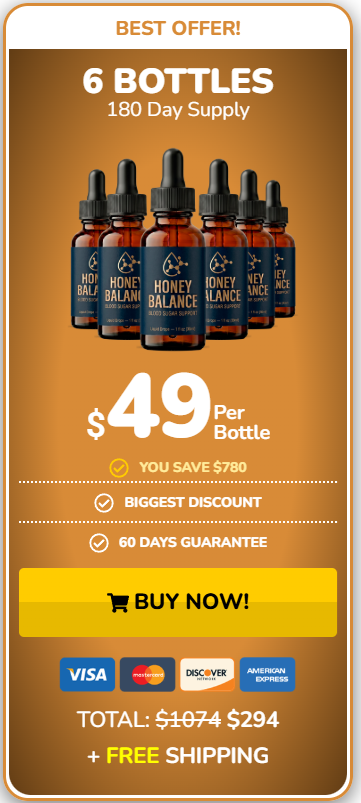 Buy HoneyBalance 6 Bottle